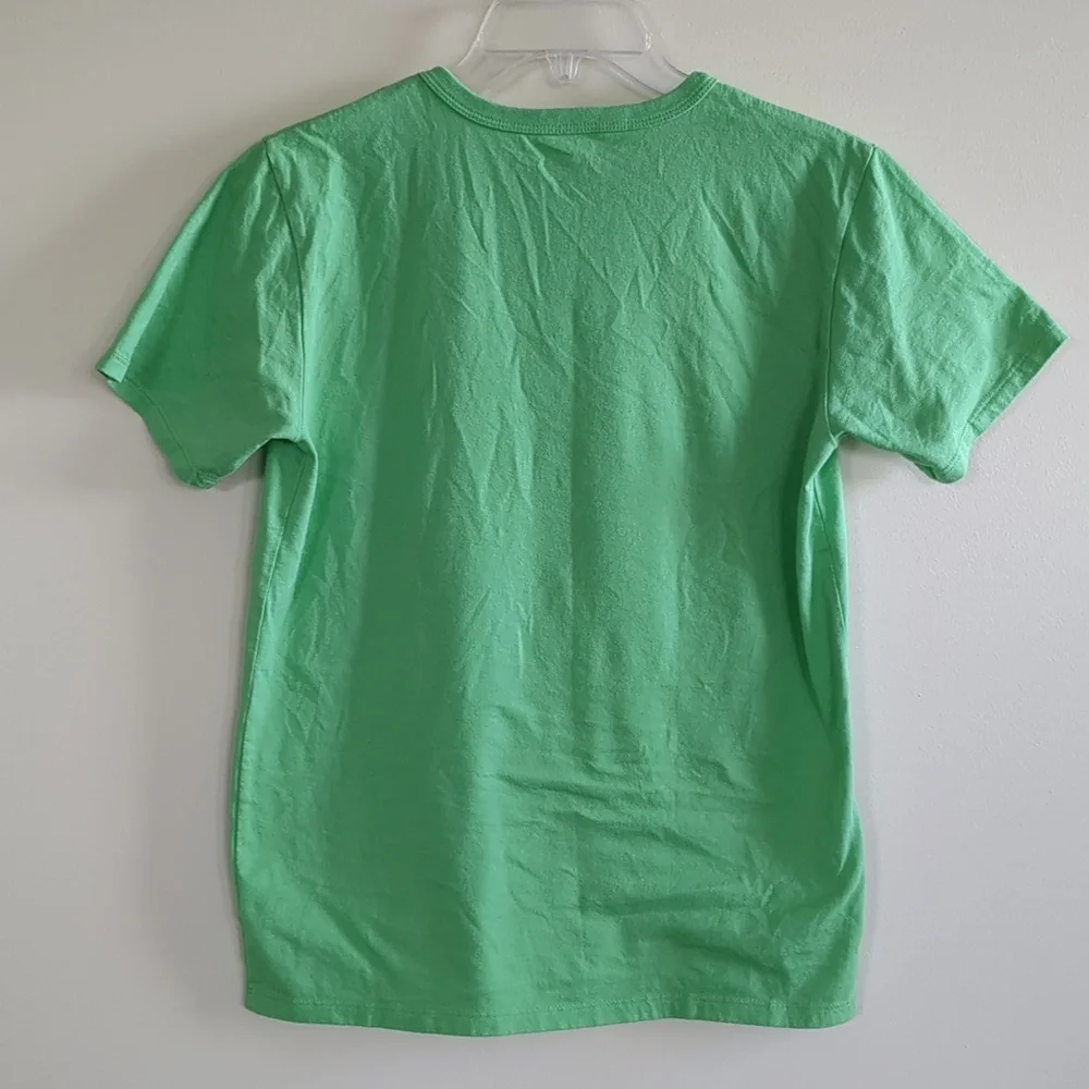 Big Boys Green Lucky Dude Shirt (Size XL 14)
